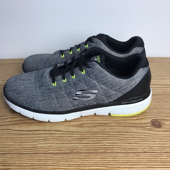 skechers wide fit air cooled memory foam